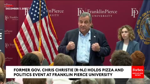 Chris Christie Answers Student Voter Questions At Franklin Pierce University After Fourth GOP Debate