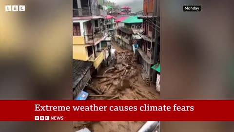 India: Extreme flooding causing climate fears - BBC News