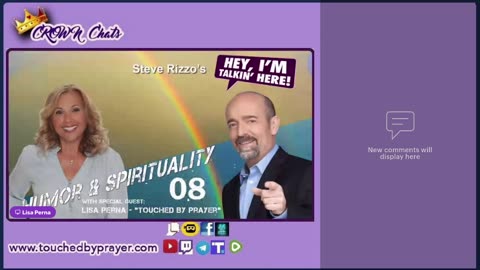 Steve Rizzo's Hey, I'm Talkin' Here - Humor & Spirituality Special Guest: Lisa Perna