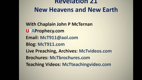 Bible Teaching: Revelation 21 New Heaven and Earth (Part 42)