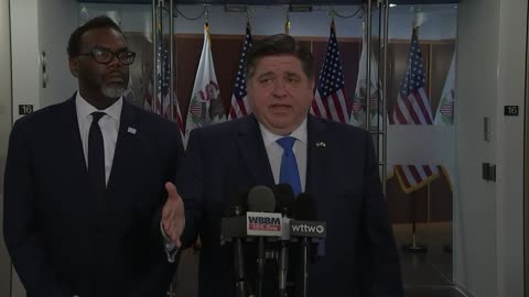 Gov. JB Pritzker stands behind expelled lawmakers, cites a "tinge of racism" in Tennessee