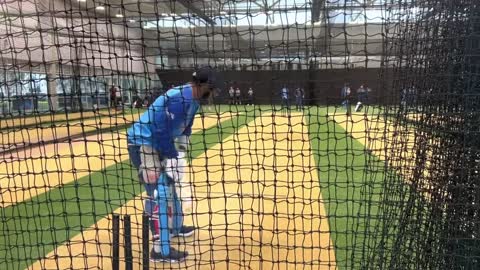 WATCH VIDEO: KL Rahul Batting in the Indoor Nets Before Ind vs Bangladesh WC Game | Adelaide