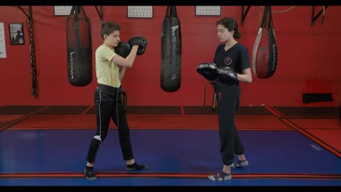 Kid Warriors' Muay Thai Martial Arts - Kicks and Feeding