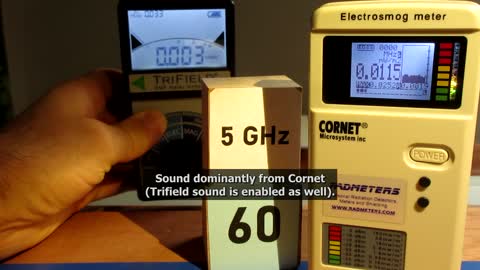 Best EMF meters Part 14 (RFR 4) (bonus) -- 5 GHz TV streaming from router --