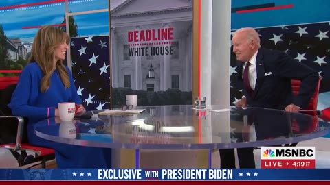 Biden Awkwardly Walks Off MSNBC Set While He’s Still On Air