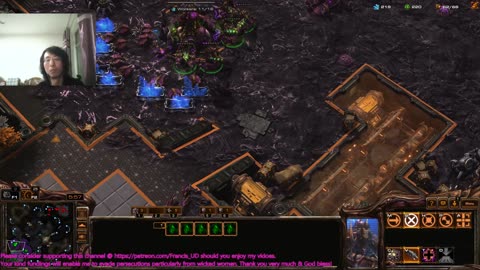 SC2 zvt on alcyone finally began to overcome 2-base tanks marines all in!