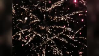 Beautiful firework display