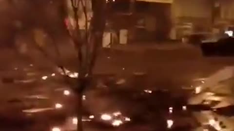 Ukrainians Hurl Molotov Cocktails At Russian Vehicles