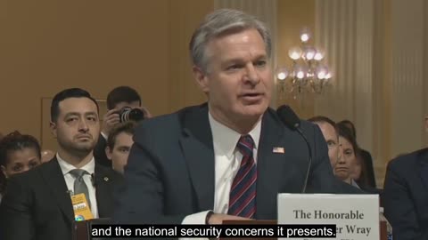 Christopher Wray Squirms When Pressed On Biden's Classified Documents, Mar-a-Lago Raid