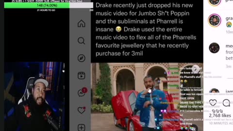 Drake talking to Pusha? Akademiks speaks on Drake Buying $3M dollars worth of Pharell Jewels!