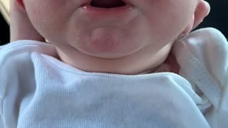 Newborn Baby Has Sneezing Fit