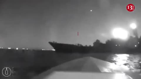 Russian patrol ship sinks after attack of Ukrainian naval drones in Sevastopol