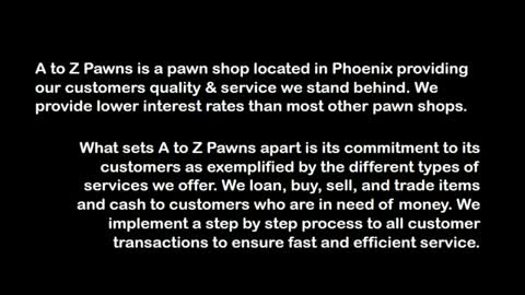 pawn shops phoenix