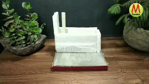 How to make Amazing awesome waterfall fountain water fountain at home