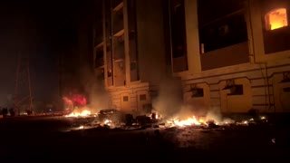 Fires as Libyan protesters storm parliament building
