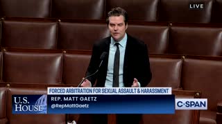 Gaetz Supports Ending Forced Arbitration of Sexual Assault and Harassment Act