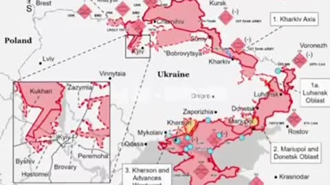 Ukraine War Frontlines: February 24 -- September 24