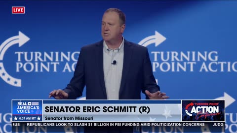 Sen. Eric Schmitt stresses the need to counter the Left’s influence