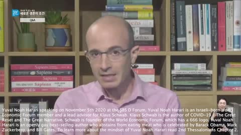 Yuval Noah Harari | Trump | A Change In the U.S. Administration (Removing Trump) Will Make It Easier Because the Current Administration Is Being a Negative Force Even Undermining the World Health Organization and Attempts At Global Cooperation."