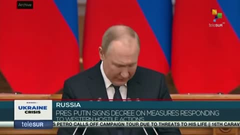 Putin responds to Western Powers actions by signing decree