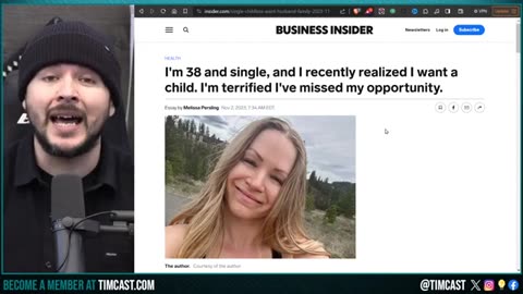 Feminist 38 Year Old Woman REGRETS Not Having Kids, Says She Was BETRAYED By Feminism