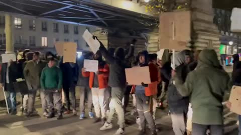 Illegals in France demand free housing.