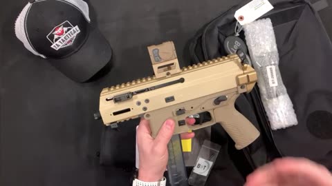 B&T APK9K Coyote tan with Aimpoint ACRO P2