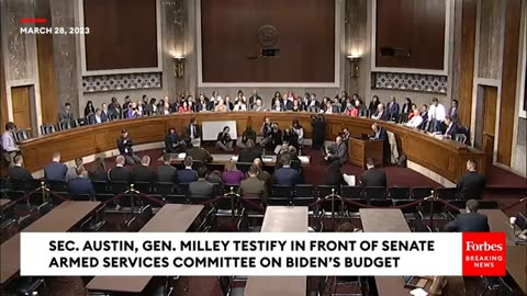 Sec. Austin, Gen. Milley Testify In Front Of Senate Armed Services Committee On Biden’s Budget