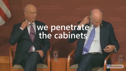 Klaus Schwab admits to infiltrating governments