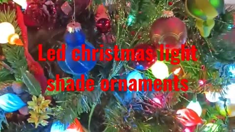 Christmas Light shade ornaments