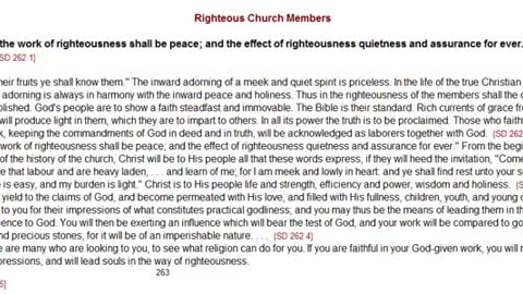 #50 Righteous Church Members