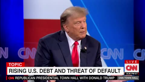 Trump Says Republicans Should Hold Out For Spending Cuts Or Default On Debt