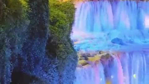 The picturesque town of Furong, built on a waterfall.