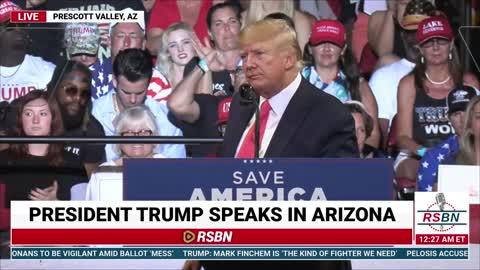 RSBNetwork 'President Donald J Trump speaks at Save America 2022'