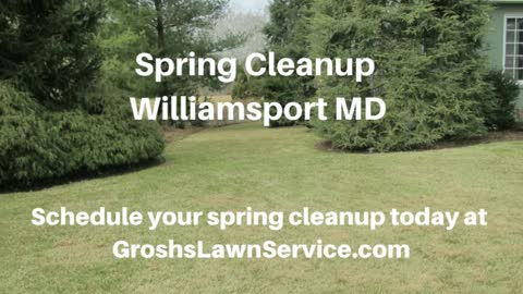 Spring Cleanup Williamsport MD Landscaping Contractor Video