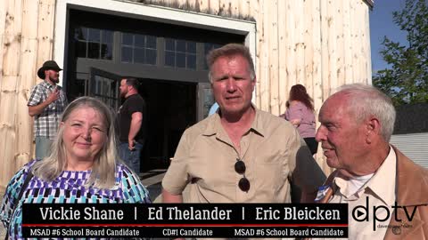 Maine CD-1 Candidate Ed Thelander Endorses Vickie Shane & Eric Bleicken For MSAD #6 School Board