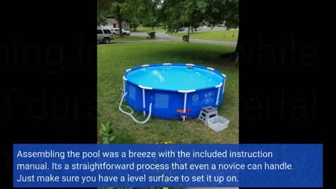 See Comments: INTEX 28201EH 10ft x 30in Metal Frame Pool with Cartridge Filter Pump for Above-G...