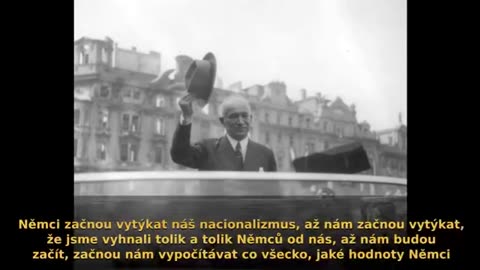 Edvard Beneš - projev po odsunu Němců