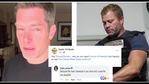 Dallas Jenkins calls Tim Ballard a real life s.x assaulter as an answer to a FB post