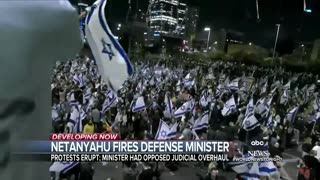 Israeli citizens protest against Prime Minister Netanyahu’s decision