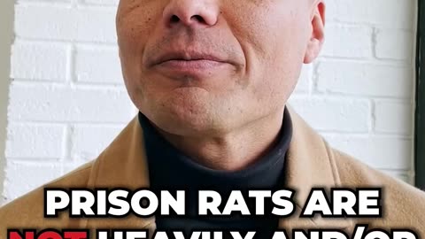 Prison Rats Are Not Heavily Vetted By Prosecutors