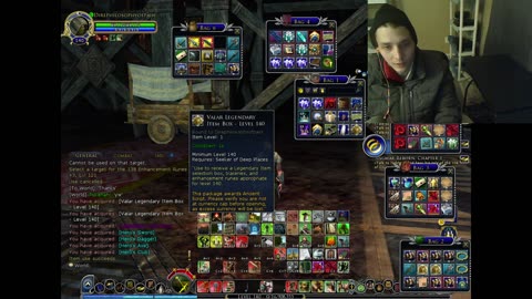 What Happens Revealed When A Gamer Opens A Level 140 Valar Weapon Pack For The Hunter Class In LOTRO