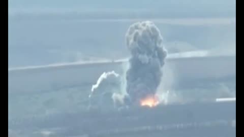 MoD RU showed footage of the destruction of the ammunition depot of the Armed Forces of Ukraine