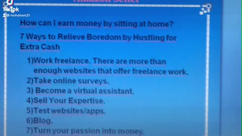 How can I earn money by sitting at home?