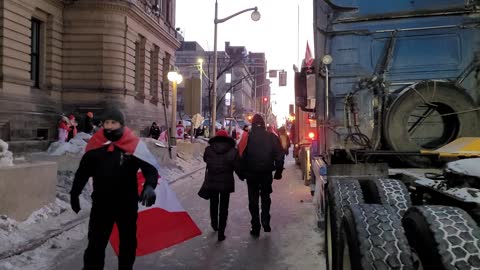 Raw video. Freedom Protest - Ottawa Feb.13 6pm