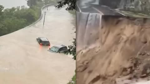 "1,000 Year RAIN BOMB Event" Batters New York's Hudson Valley Reg w/ Dangerous Flash Flooding