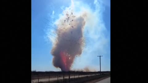 Confiscated fireworks blow up in cloud of smoke