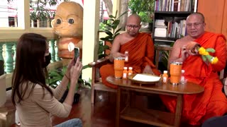 The Thai monks turned social media stars