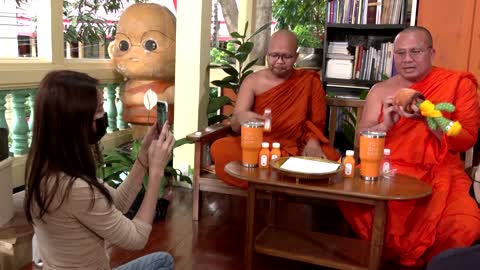 The Thai monks turned social media stars