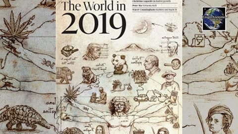 THE ECONOMIST-THE WORLD IN 2019 questa copertina uscì a novembre nel 2018 e mostrava oltre la Luna i 4 cavalieri dell'apocalisse,quindi la copertina dimostra che dietro a ste cose ci sono da anni sempre i soliti noti